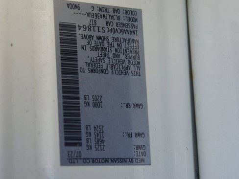 Used 2023 Nissan Maxima SV w/ Floor Mat Group image 27