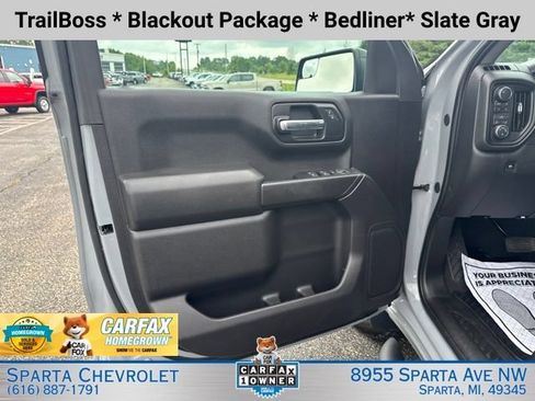 Certified 2024 Chevrolet Silverado 1500 Custom Trail Boss w/ Turbomax Blackout Package AWD/4WD image 11