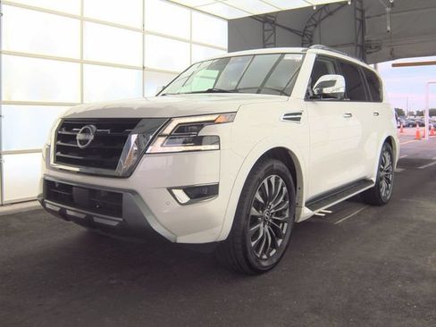 Certified 2023 Nissan Armada Platinum w/ Captain's Chairs Package RWD image 2