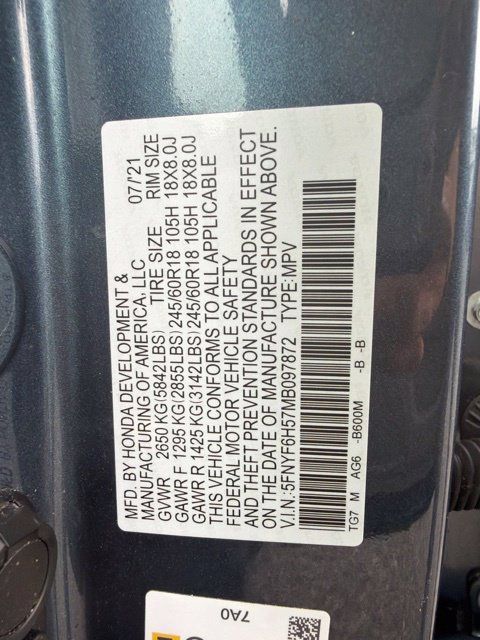 Used 2021 Honda Pilot EX-L image 21