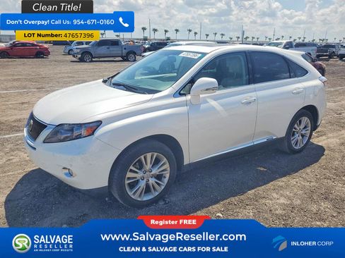 Used 2011 Lexus RX 450h 2WD w/ Premium Pkg image 1