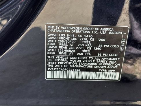 Used 2023 Volkswagen Atlas Cross Sport SE w/ Panoramic Sunroof Package FWD image 29