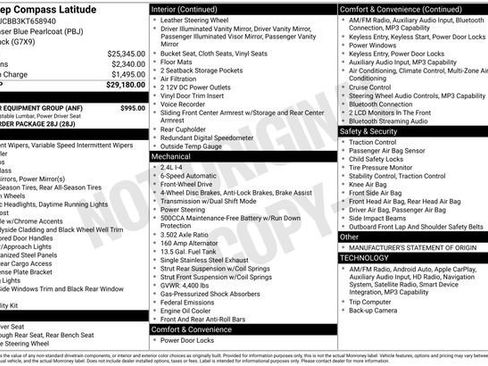 Used 2019 Jeep Compass Latitude w/ Popular Equipment Group FWD image 5