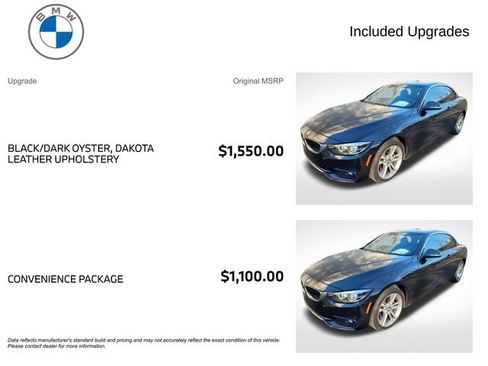 Used 2019 BMW 430i xDrive Convertible w/ Convenience Package image 3