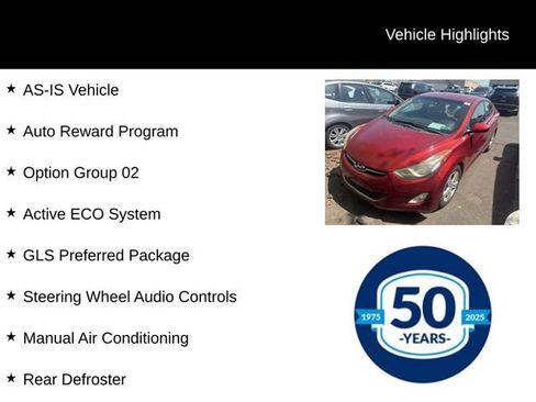 Used 2013 Hyundai Elantra GLS w/ Preferred Pkg image 5