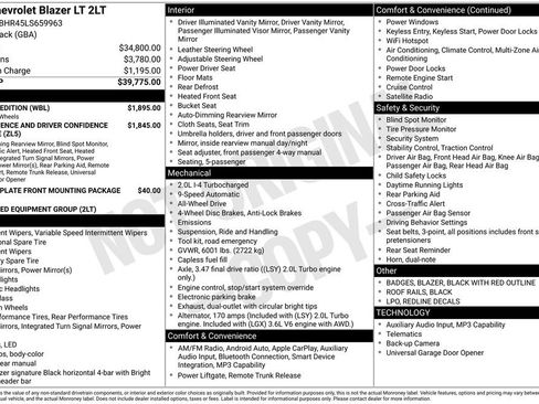 Used 2020 Chevrolet Blazer LT w/ Redline Edition image 25