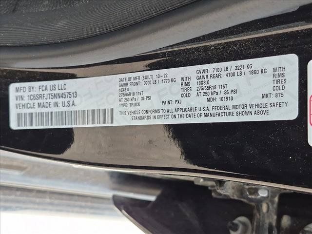 Used 2022 RAM 1500 Laramie AWD/4WD image 14