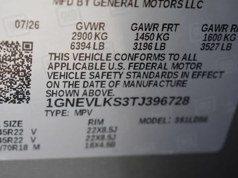 New 2026 Chevrolet Traverse RS w/ LPO, Floor Liner Package AWD/4WD image 44