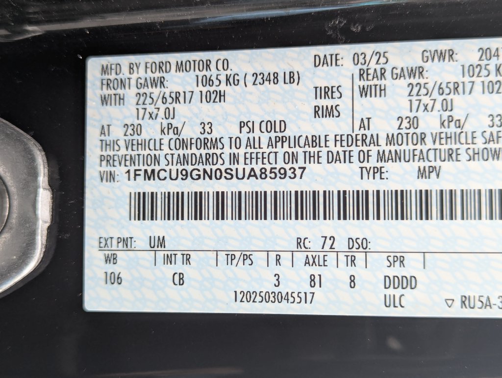 Used 2025 Ford Escape Active AWD/4WD image 35