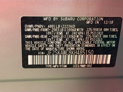 Used 2019 Subaru Forester Touring AWD/4WD image 12
