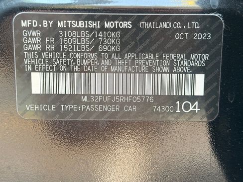 Used 2024 Mitsubishi Mirage G4 ES FWD image 53