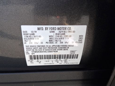 Used 2020 Ford Explorer XLT w/ Class III Trailer Tow Package AWD/4WD image 29