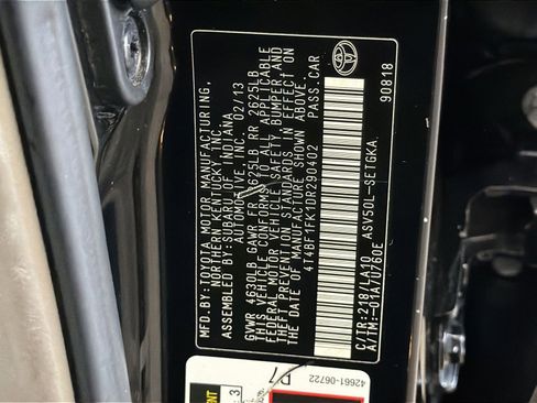 Used 2013 Toyota Camry XLE w/ Leather Pkg FWD image 44