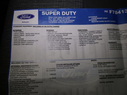 Used 2024 Ford F250 XLT w/ Tremor Off-Road Package image 65