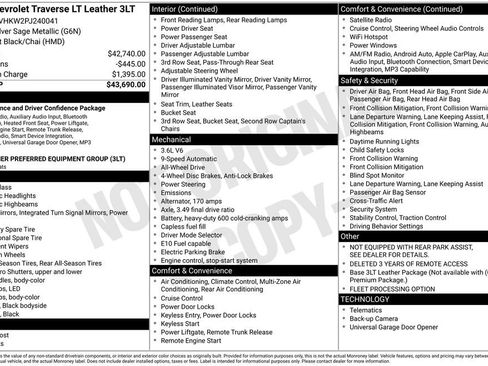 Used 2023 Chevrolet Traverse LT AWD/4WD image 6