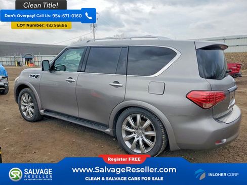 Used 2012 INFINITI QX56 4WD w/ Theater Pkg image 3