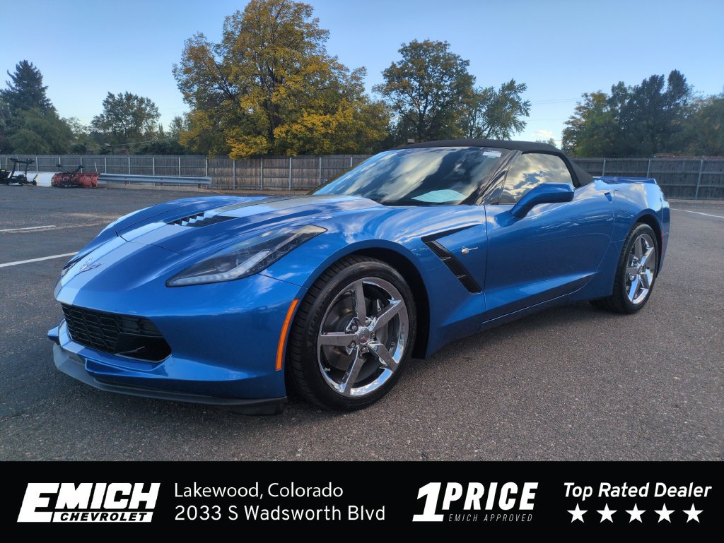 Used 2014 Chevrolet Corvette Stingray Convertible w/ 2LT Preferred Equipment Group RWD 360° Tour
