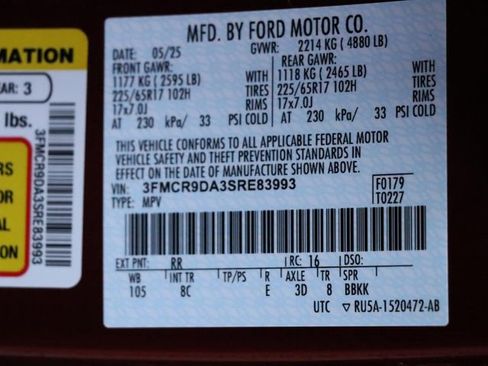 Certified 2025 Ford Bronco Sport Badlands AWD/4WD image 32