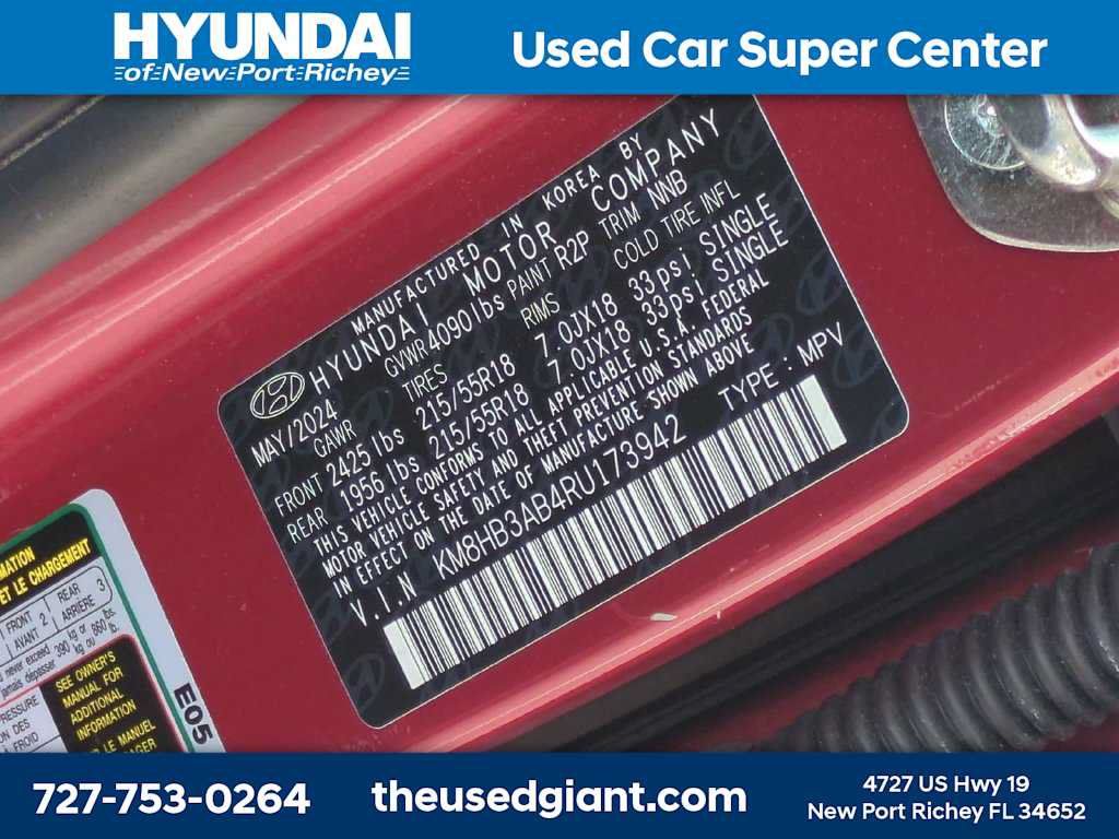 Certified 2024 Hyundai Kona SEL FWD image 32