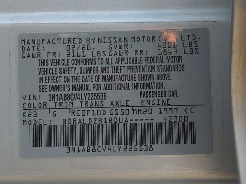 Used 2020 Nissan Sentra SV FWD image 33