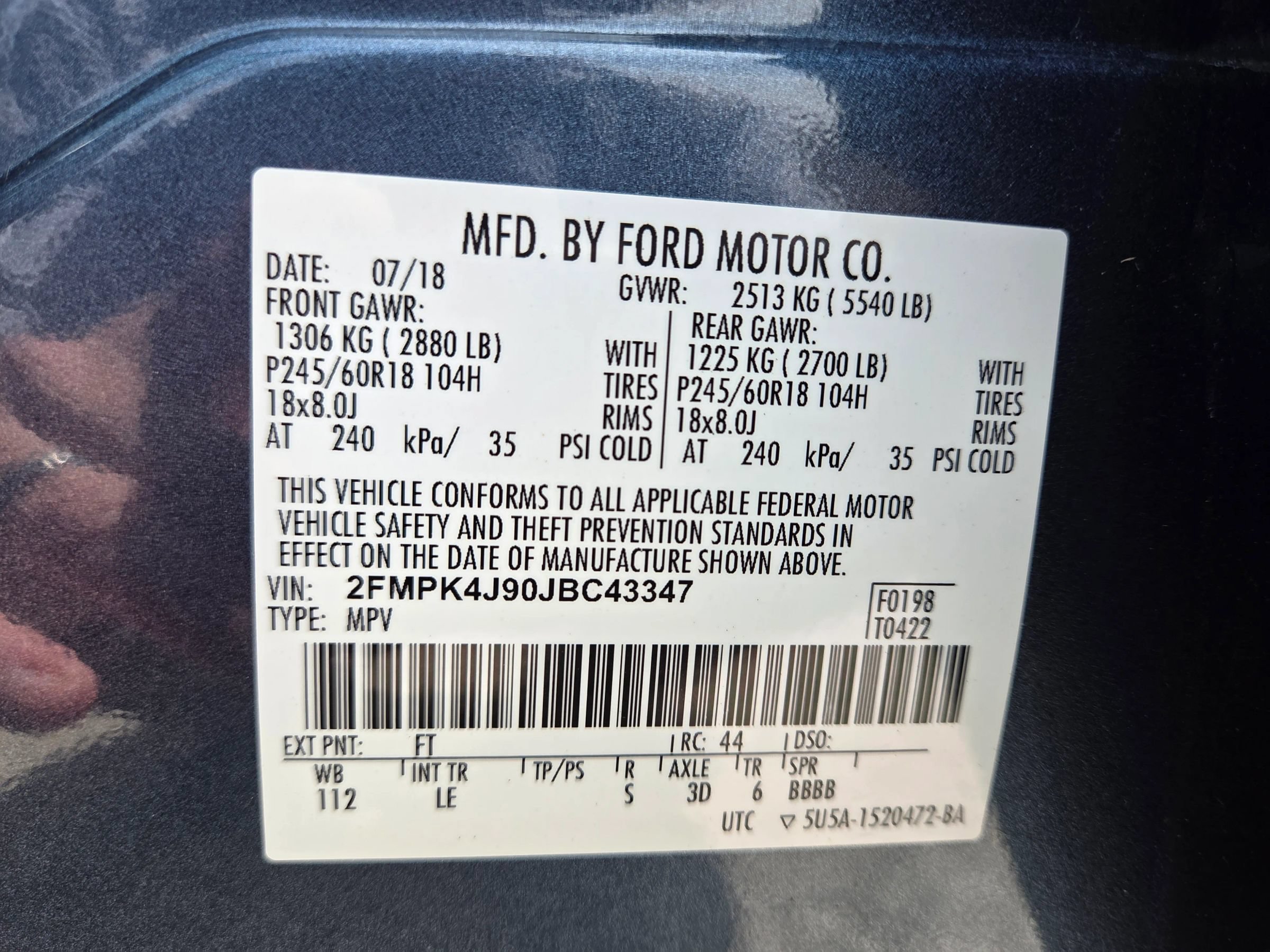 Used 2018 Ford Edge SEL w/ Equipment Group 201A AWD/4WD image 13