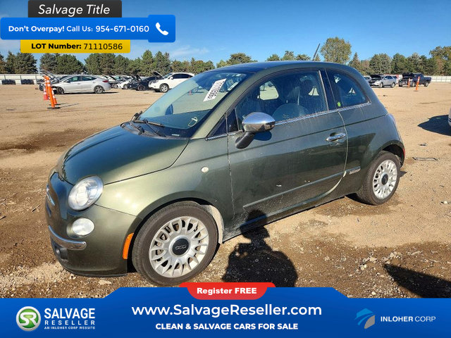Used 2013 FIAT 500 Lounge w/ Luxury Leather Pkg FWD image 1
