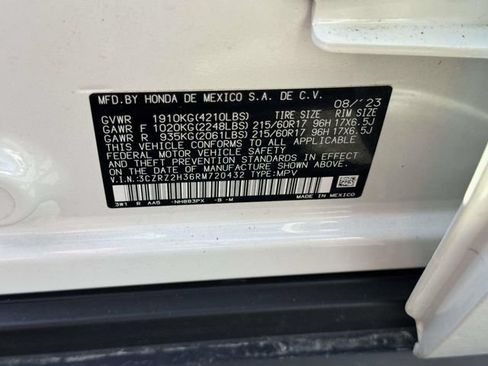 Certified 2024 Honda HR-V LX image 16
