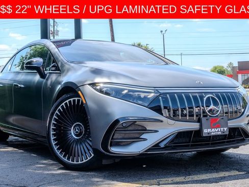 Used 2022 Mercedes-Benz EQS AMG 4MATIC w/ Pinnacle Trim Package image 3