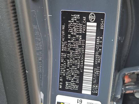 Certified 2026 Toyota Camry LE w/ Convenience Package FWD image 25