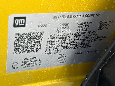 Certified 2025 Chevrolet Trax RS w/ Driver Confidence Package image 51