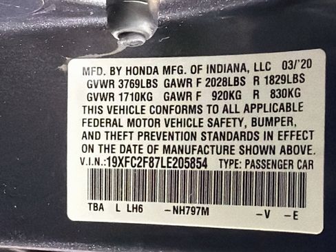 Used 2020 Honda Civic Sport image 12