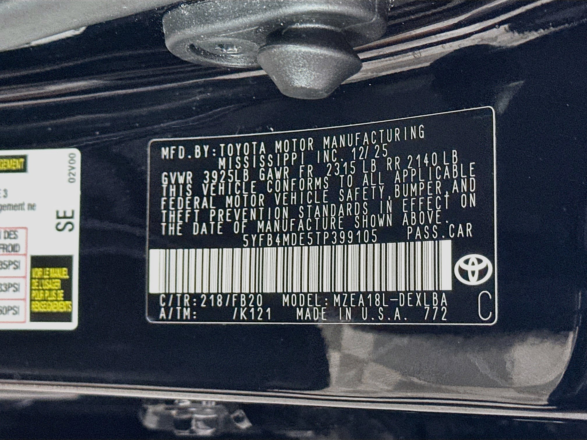 Used 2026 Toyota Corolla LE FWD image 12