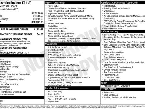 Certified 2023 Chevrolet Equinox LT AWD/4WD image 2
