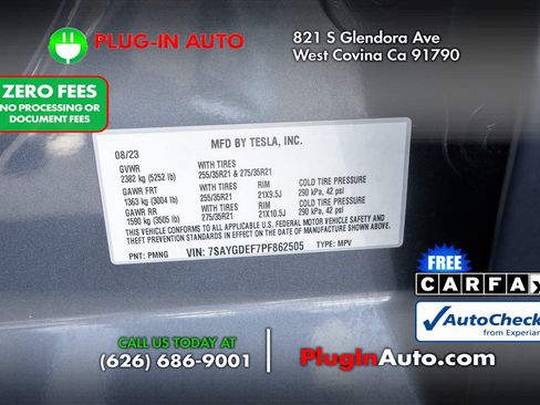 Used 2023 Tesla Model Y Performance AWD/4WD image 9