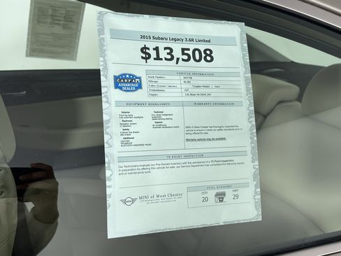 Used 2015 Subaru Legacy 3.6R Limited image 18