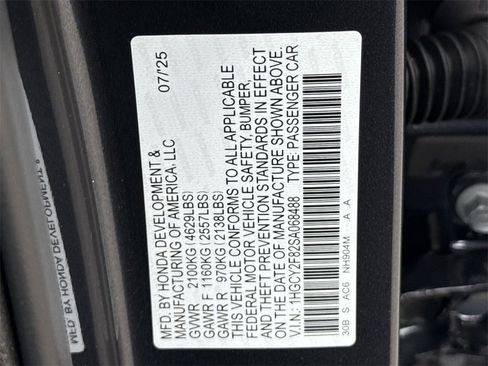 New 2025 Honda Accord Touring image 27