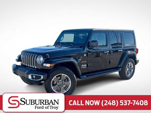 Used 2020 Jeep Wrangler Unlimited Sahara w/ Uconnect 4C Nav & Sound Group image 1