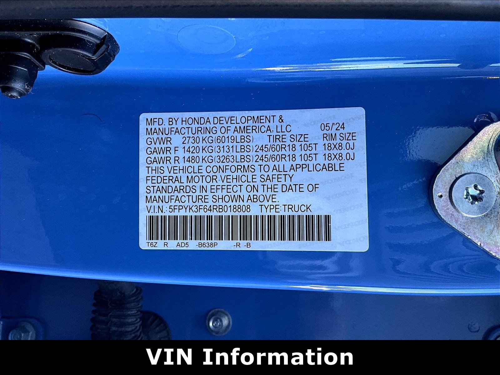 Used 2024 Honda Ridgeline TrailSport image 19