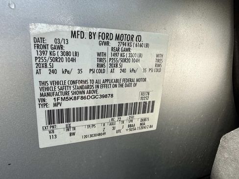 Used 2013 Ford Explorer Limited AWD/4WD image 28