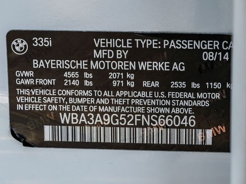 Used 2015 BMW 335i Sedan image 61