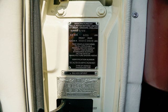 Used 1989 Rolls-Royce Silver Spirit RWD image 68