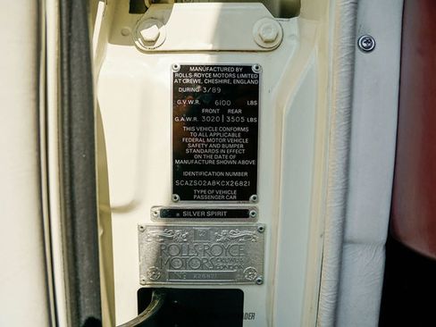 Used 1989 Rolls-Royce Silver Spirit RWD image 68