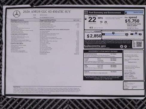 New 2026 Mercedes-Benz GLC 43 AMG 4MATIC image 9