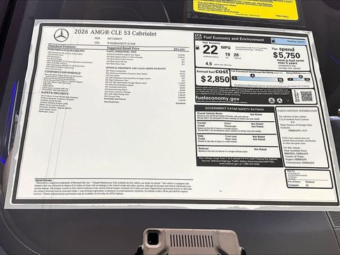 New 2026 Mercedes-Benz CLE 53 AMG 4MATIC Cabriolet image 18