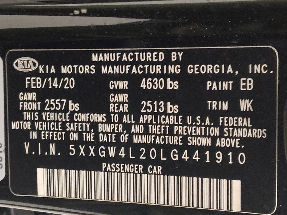 Used 2020 Kia Optima SX FWD image 33