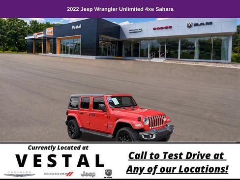 Used 2022 Jeep Wrangler Unlimited Sahara AWD/4WD image 1