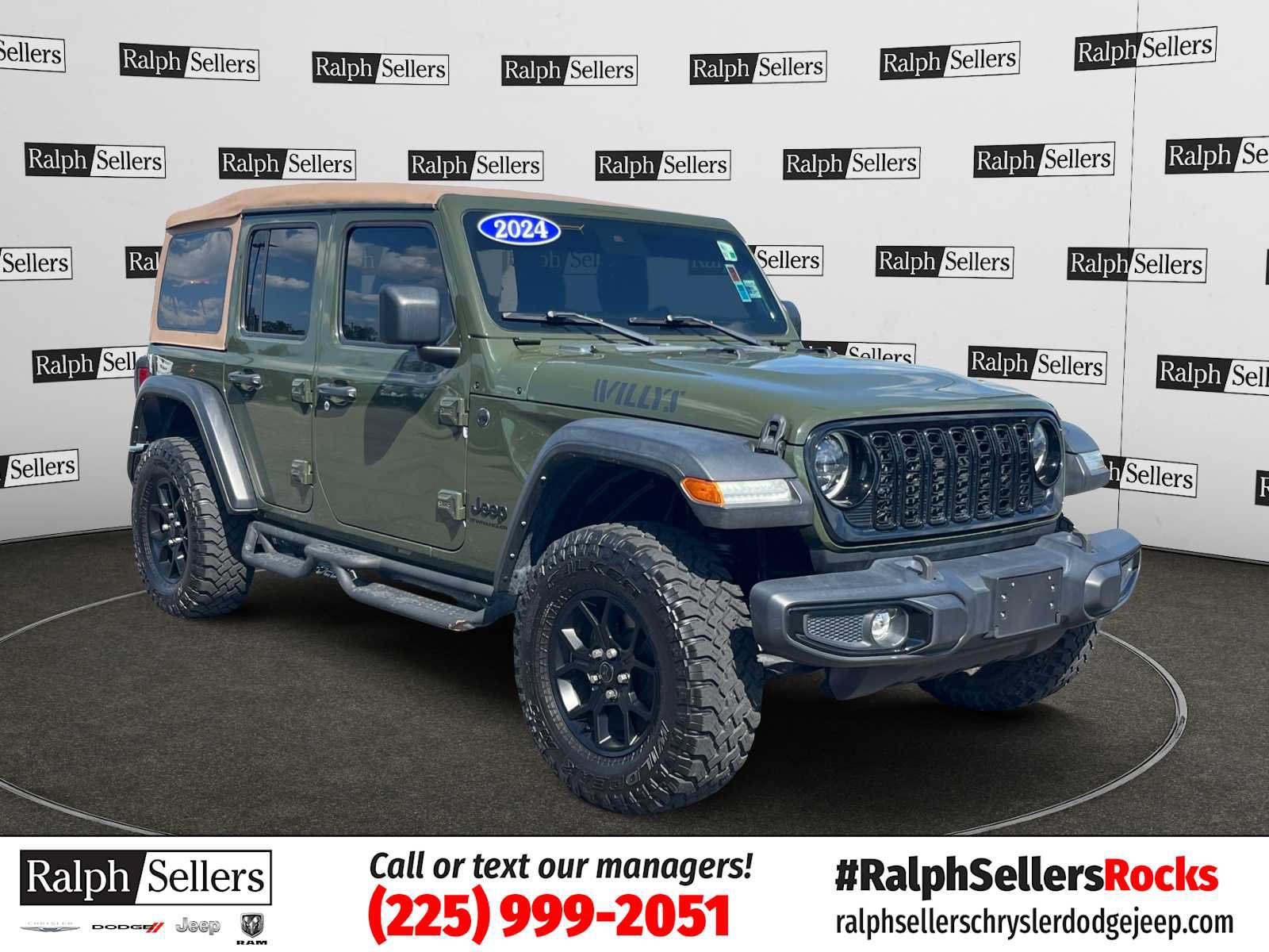 Certified 2024 Jeep Wrangler Unlimited Sport AWD/4WD image 1
