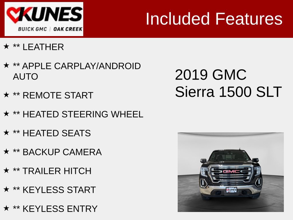 Used 2019 GMC Sierra 1500 SLT w/ SLT Premium Package AWD/4WD image 2