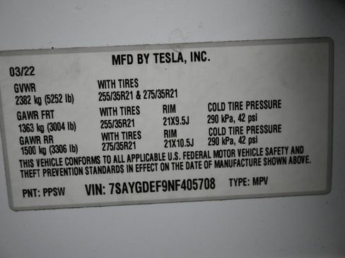 Used 2022 Tesla Model Y Performance image 45