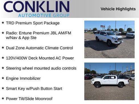 Used 2020 Toyota Tacoma TRD Sport w/ TRD Premium Sport Package AWD/4WD image 2